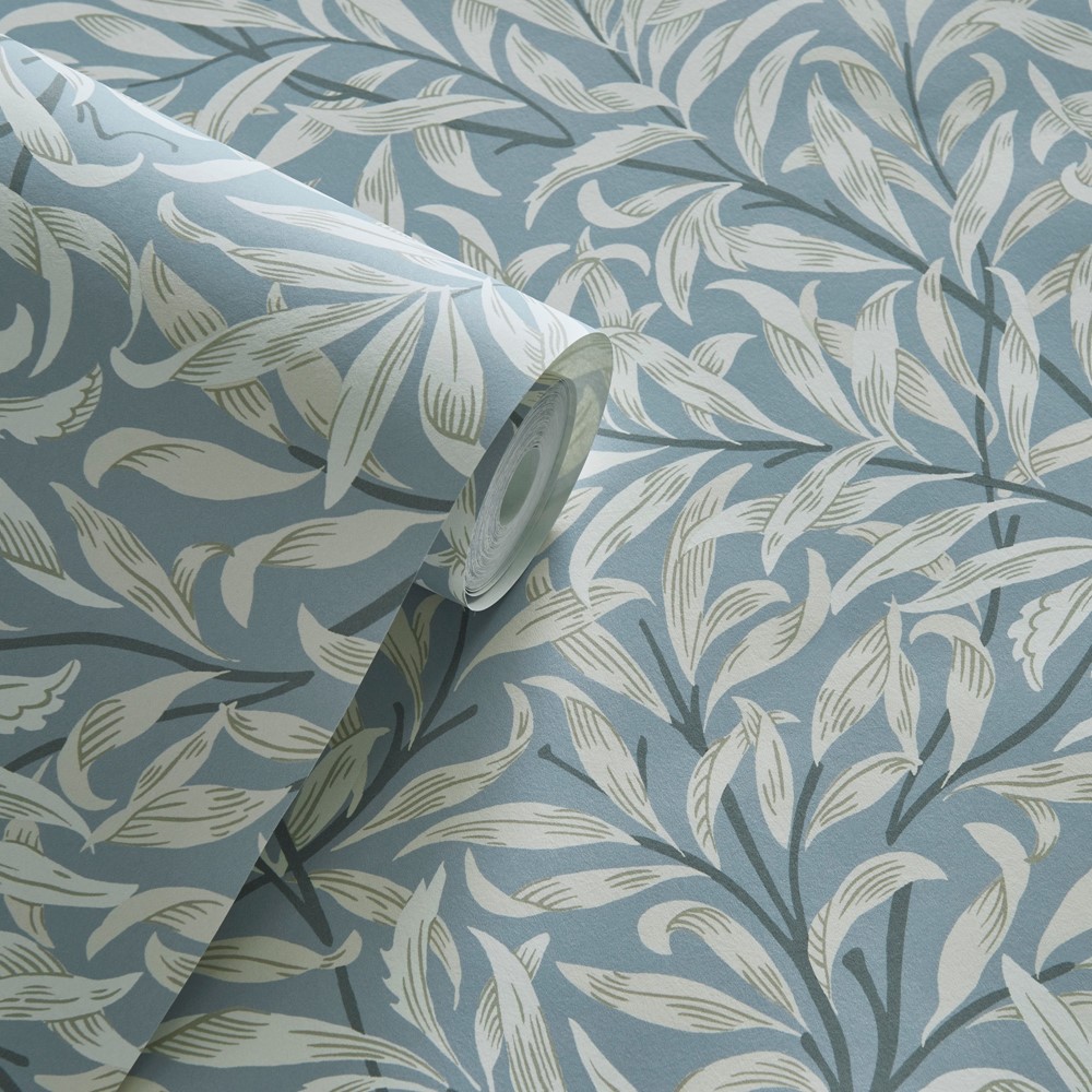 Willow Boughs Wallpaper W0172/02 by Clarke & Clarke in Dove Grey